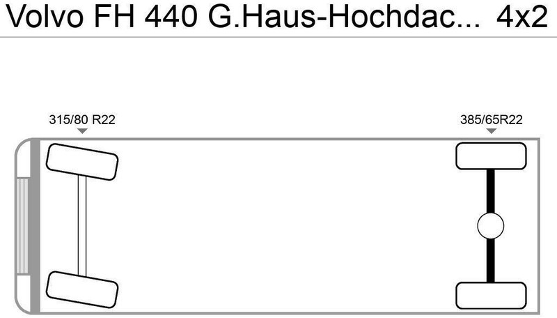رأس تريلا Volvo FH 400 G.Haus-Hochdach Euro:5 German Truck: صورة 7