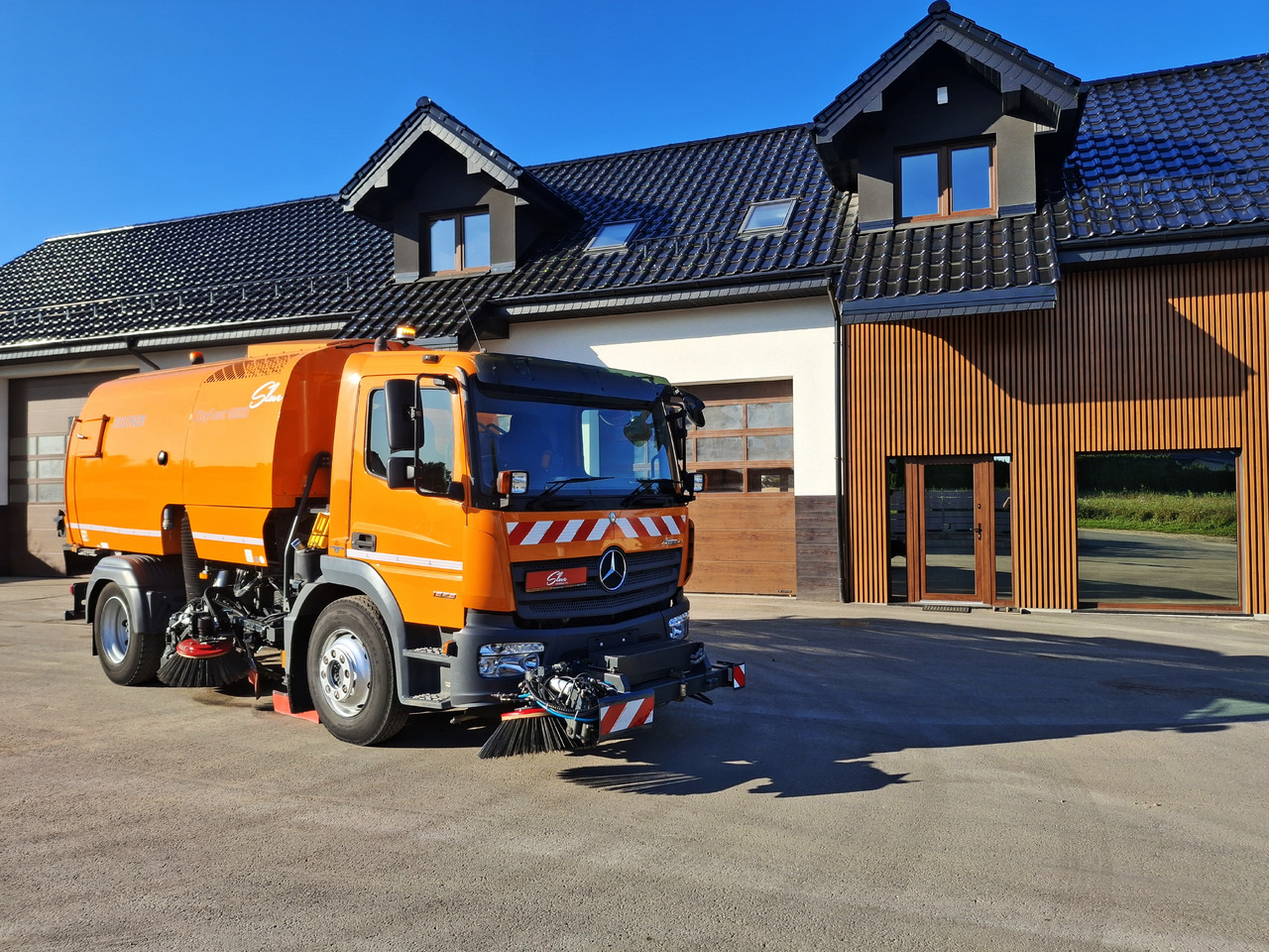 MERCEDES-BENZ Atego 1523 Zamiatarka Kehrmaschine BUCHER CityFant 6000 Euro 6 PM10 L/R Rura Do Liści - سياره كنس شوارع: صورة 1 MERCEDES-BENZ Atego 1523 Zamiatarka Kehrmaschine BUCHER CityFant 6000 Euro 6 PM10 L/R Rura Do Liści - سياره كنس شوارع: صورة 1