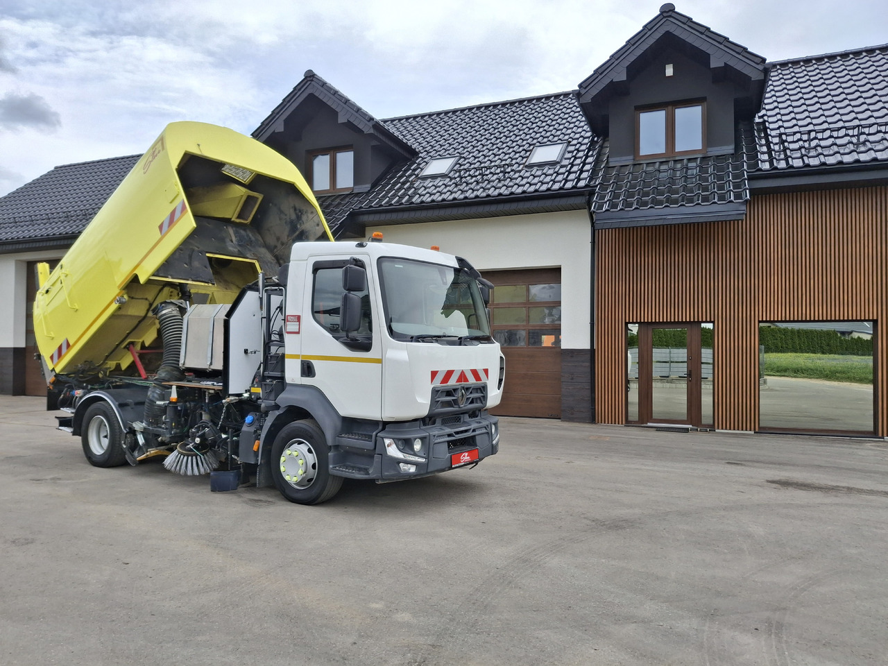 سياره كنس شوارع RENAULT D16 Zamiatarka Kehrmaschine SEMAT Zoeller FAUN Karcher Szczotki L/R Hydrostat Euro 6 PM10 Rura Do Liści: صورة 7