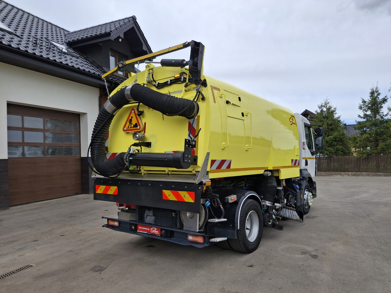 سياره كنس شوارع RENAULT D16 Zamiatarka Kehrmaschine SEMAT Zoeller FAUN Karcher Szczotki L/R Hydrostat Euro 6 PM10 Rura Do Liści: صورة 6