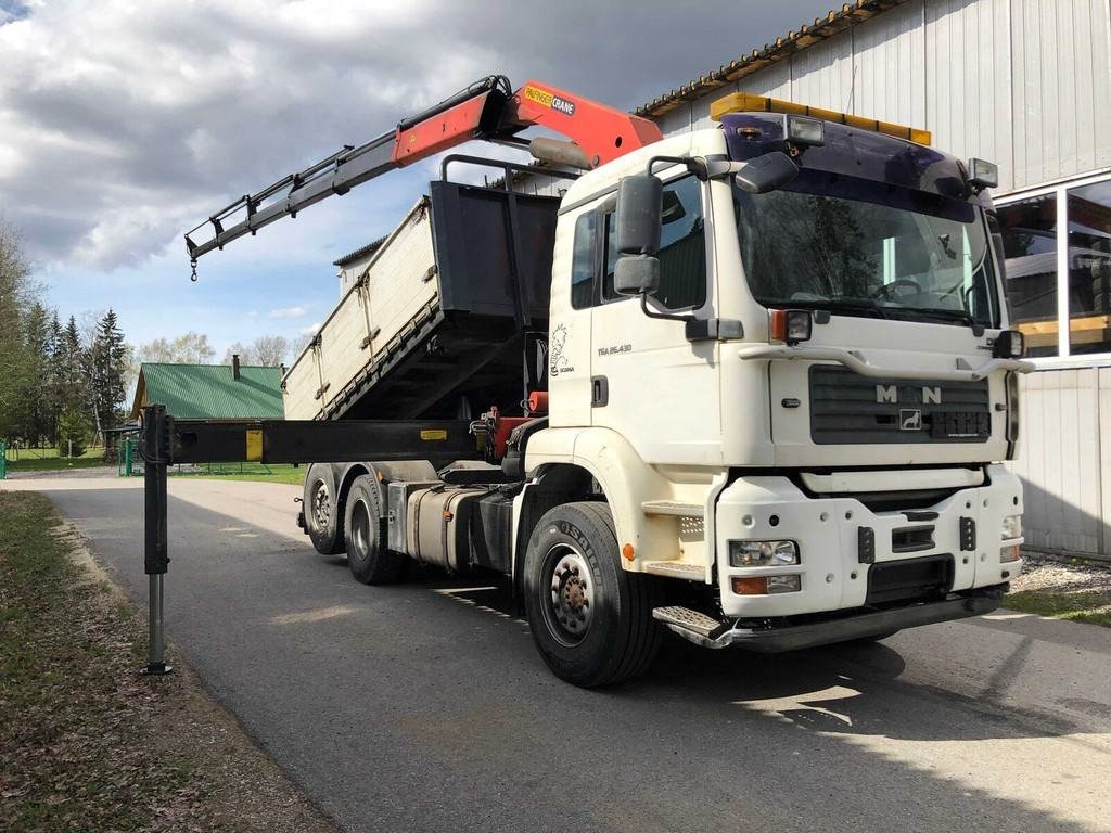 MAN TGA 26.430 6X2-2 BL/M 3-WAY TIP+PALFINGER PK23500  - شاحنة قلاب: صورة 3 MAN TGA 26.430 6X2-2 BL/M 3-WAY TIP+PALFINGER PK23500  - شاحنة قلاب: صورة 3