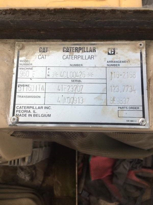 اللودر بعجل CAT 960 F: صورة 11 اللودر بعجل CAT 960 F: صورة 11