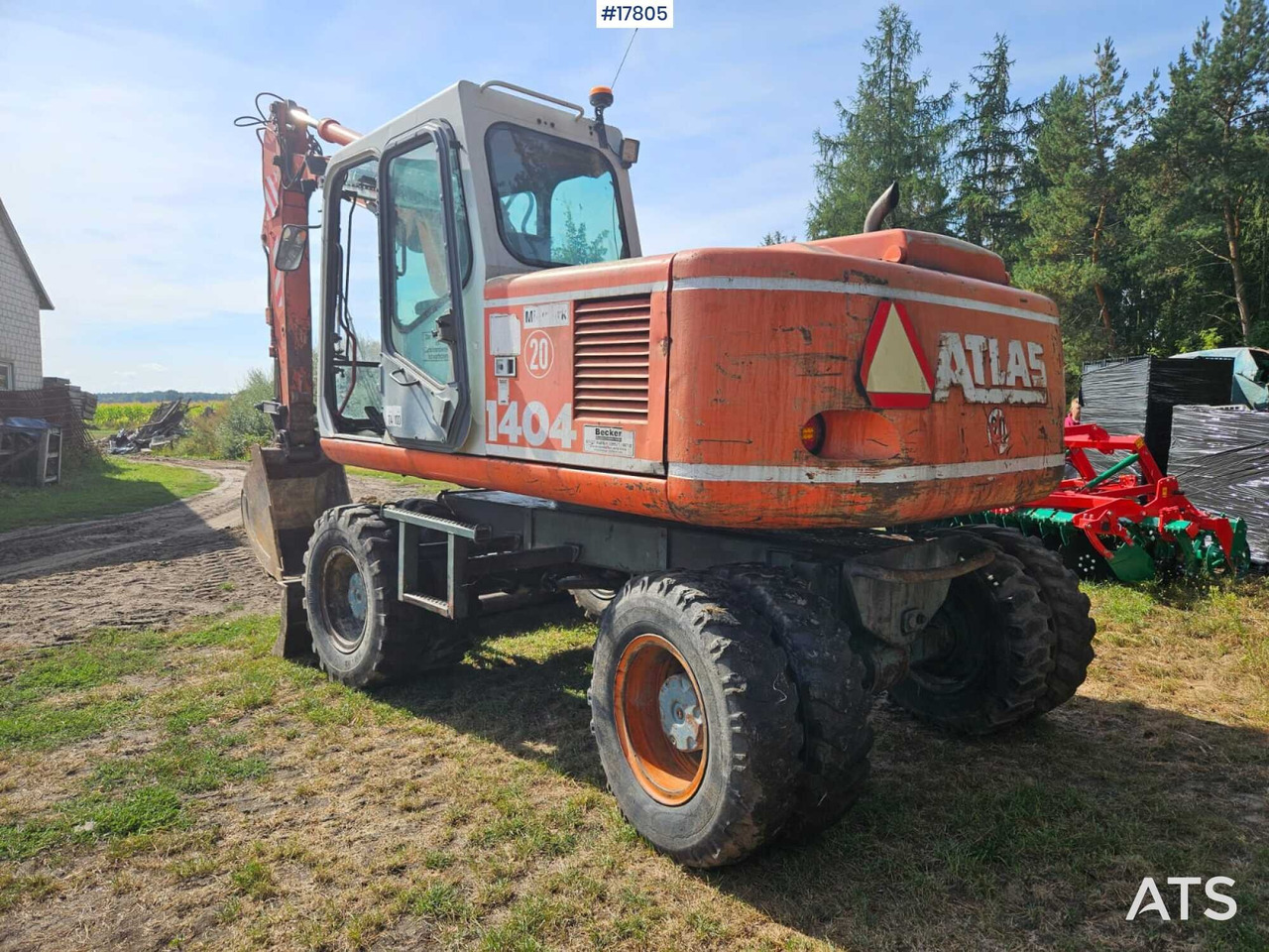 1995 Atlas 1404 - حفار ذو عجلات: صورة 5 1995 Atlas 1404 - حفار ذو عجلات: صورة 5