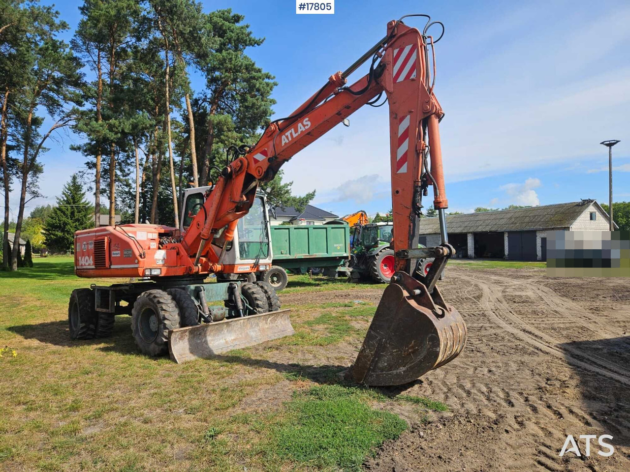 1995 Atlas 1404 - حفار ذو عجلات: صورة 2 1995 Atlas 1404 - حفار ذو عجلات: صورة 2