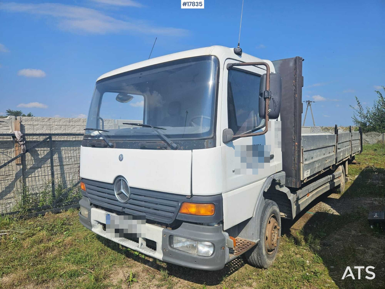 2003 Mercedes Atego 918 - شاحنات مسطحة: صورة 1 2003 Mercedes Atego 918 - شاحنات مسطحة: صورة 1