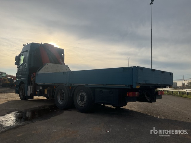 2012 Mercedes-Benz Actros 930.20 2012 HMF 3000-K3 Articulated Bo ... Flatbed Truck with Crane - شاحنات مسطحة, شاحنة كرين: صورة 3 2012 Mercedes-Benz Actros 930.20 2012 HMF 3000-K3 Articulated Bo ... Flatbed Truck with Crane - شاحنات مسطحة, شاحنة كرين: صورة 3