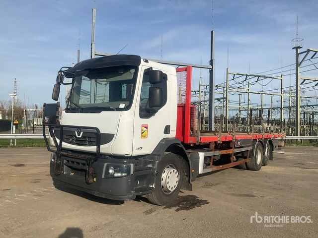 2012 Renault Premium 340 6x2 Flatbed Truck - شاحنات مسطحة: صورة 1 2012 Renault Premium 340 6x2 Flatbed Truck - شاحنات مسطحة: صورة 1