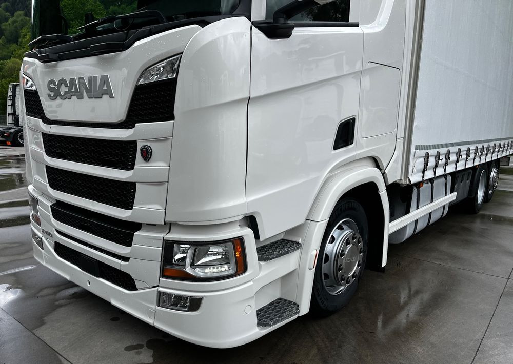 شاحنة ذات ستائر جانبية Scania R410 // 2018 Rok 6x2 // Retarder // Automat // Led // Navi // 77 //: صورة 11 شاحنة ذات ستائر جانبية Scania R410 // 2018 Rok 6x2 // Retarder // Automat // Led // Navi // 77 //: صورة 11