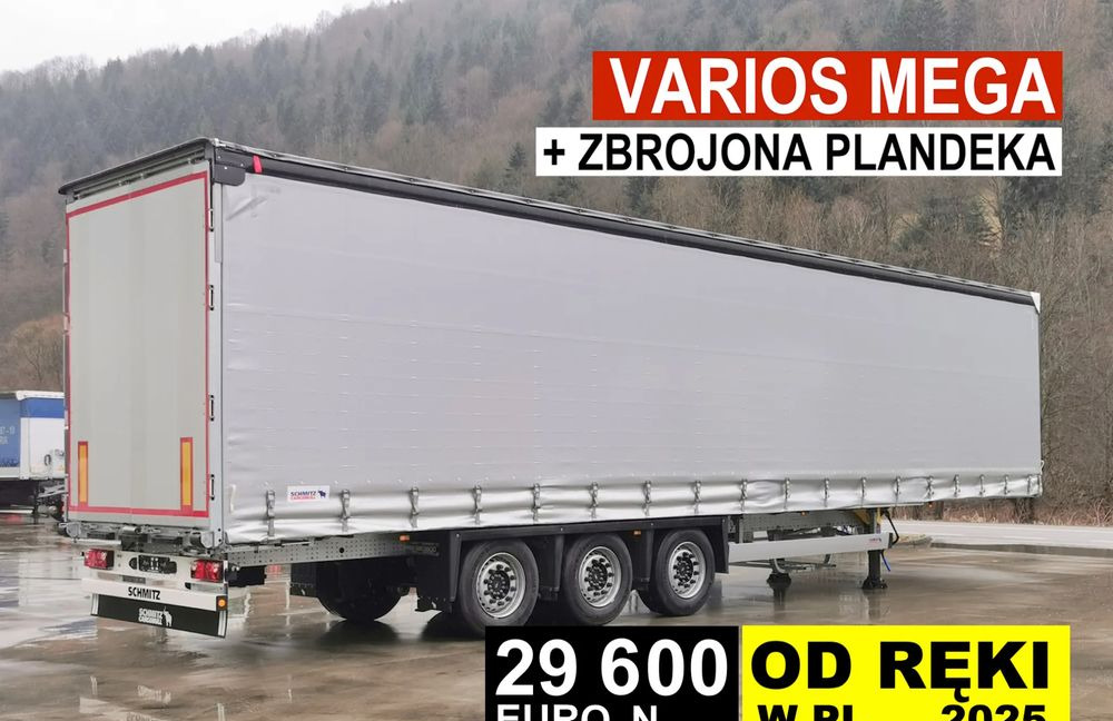 Schmitz Cargobull MEGA VARIOS - نصف مقطورة بستائر جانبية: صورة 1 Schmitz Cargobull MEGA VARIOS - نصف مقطورة بستائر جانبية: صورة 1