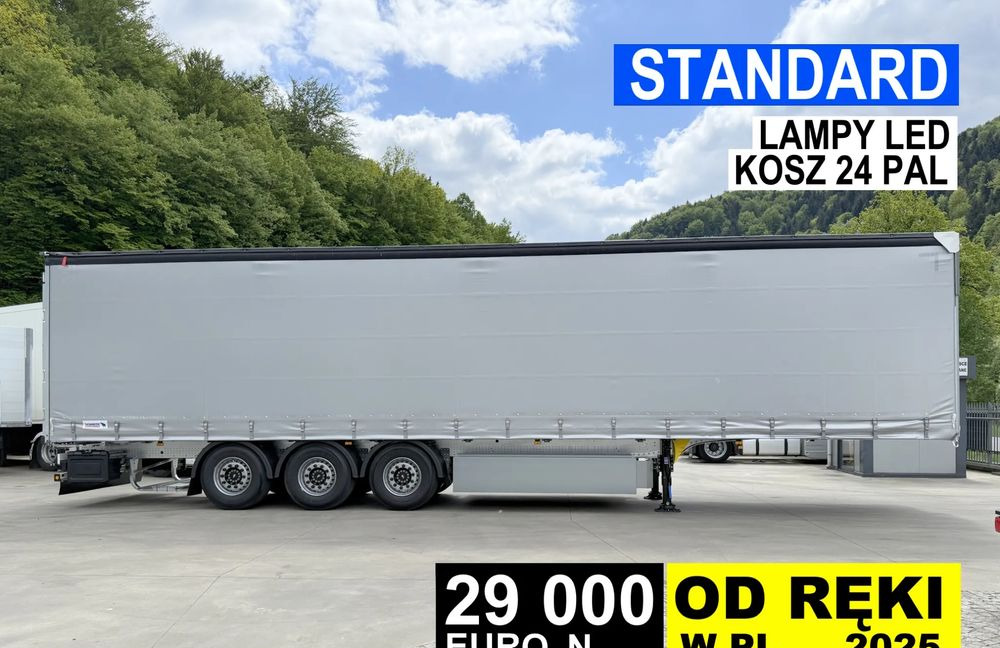 Schmitz Cargobull STANDARD + 24 PAL - نصف مقطورة بستائر جانبية: صورة 1 Schmitz Cargobull STANDARD + 24 PAL - نصف مقطورة بستائر جانبية: صورة 1
