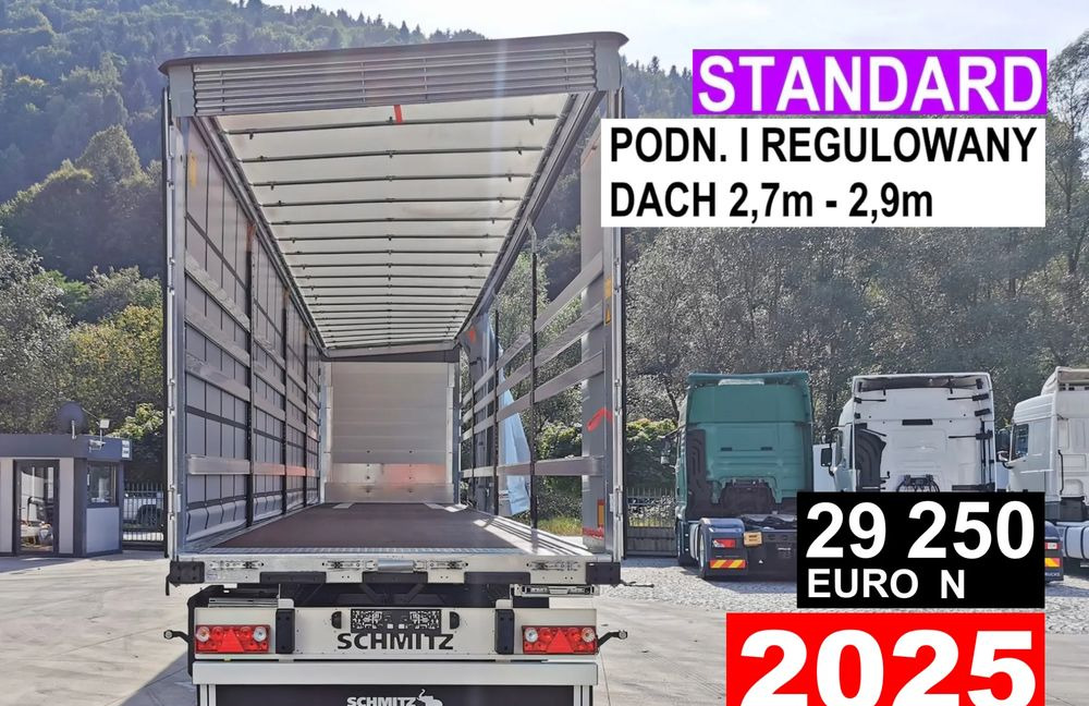 Schmitz Cargobull STANDARD + DACH VARIOS SIMPLE - نصف مقطورة بستائر جانبية: صورة 1 Schmitz Cargobull STANDARD + DACH VARIOS SIMPLE - نصف مقطورة بستائر جانبية: صورة 1