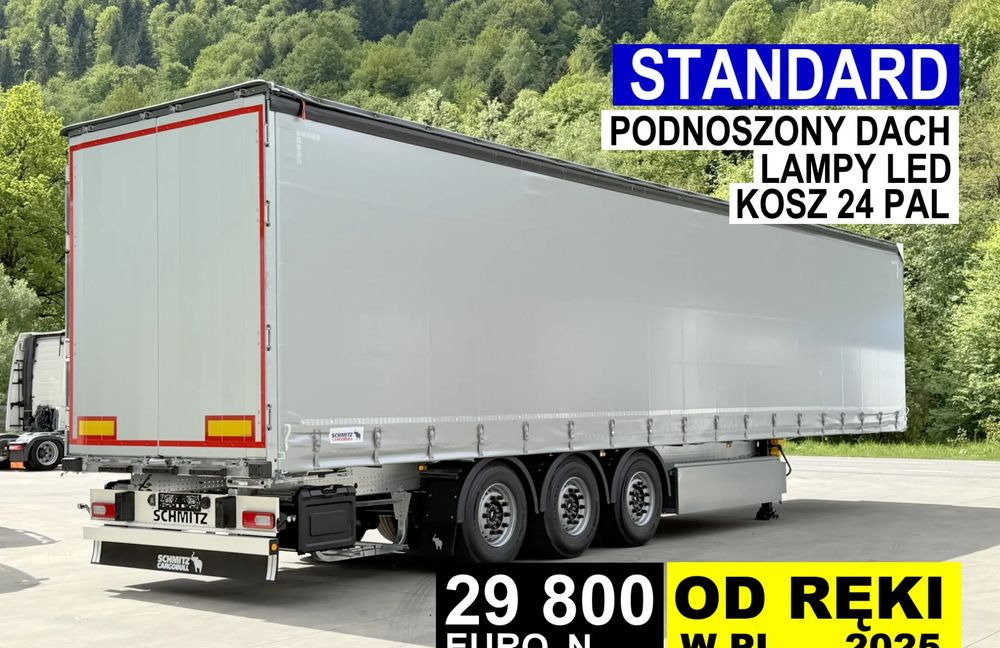 Schmitz Cargobull STANDARD + PDN DACH + 24 PAL - نصف مقطورة بستائر جانبية: صورة 1 Schmitz Cargobull STANDARD + PDN DACH + 24 PAL - نصف مقطورة بستائر جانبية: صورة 1