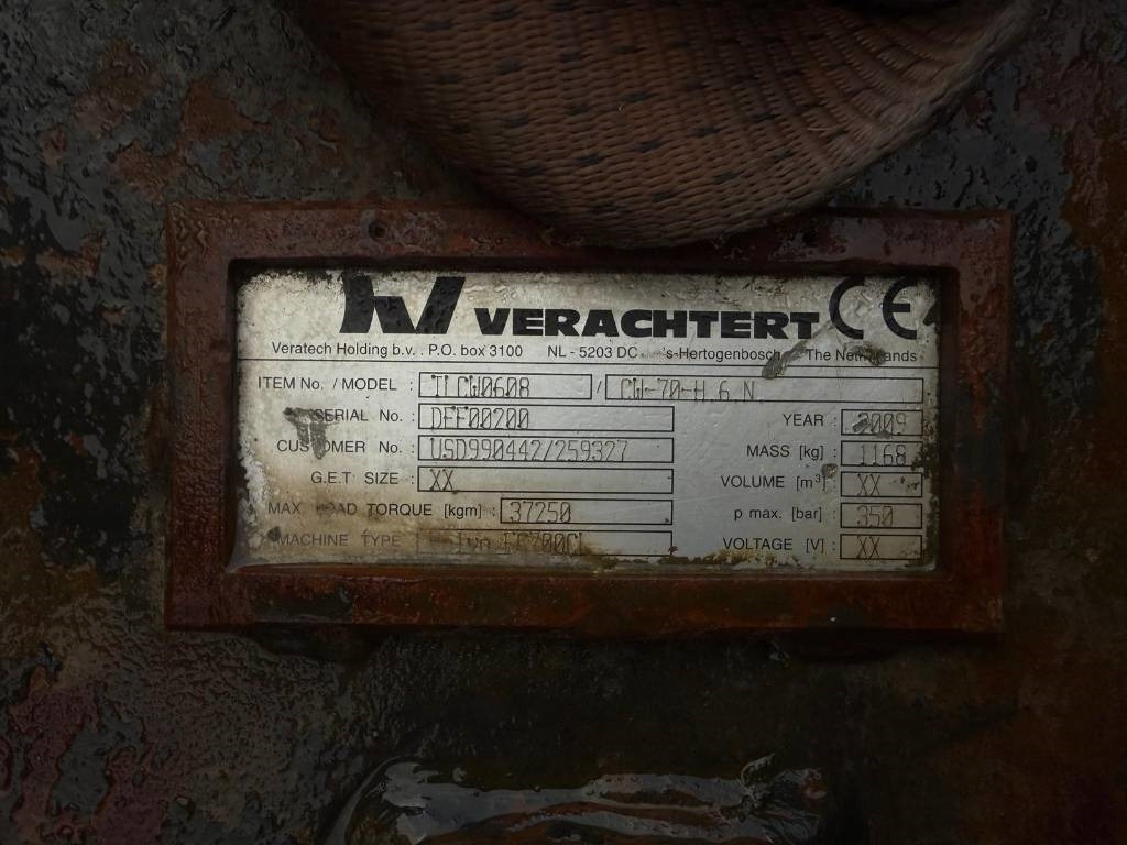 Verachtert CWL-70-H-6.N Quick coupler - قارنة التوصيل السريعة: صورة 4 Verachtert CWL-70-H-6.N Quick coupler - قارنة التوصيل السريعة: صورة 4