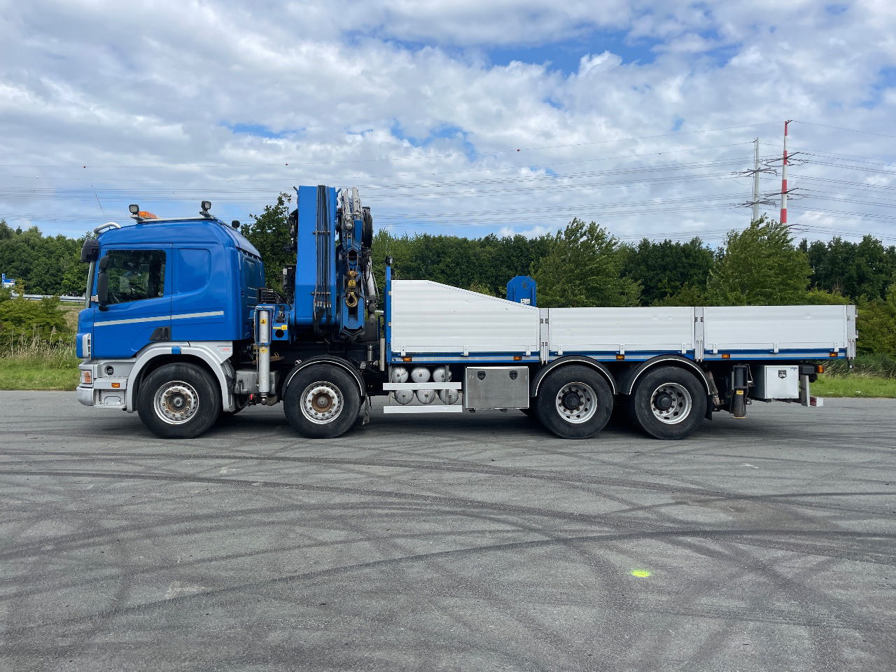 Scania P124-400 124 with hiab 550 crane with jib, excellent condition - شاحنة كرين: صورة 5 Scania P124-400 124 with hiab 550 crane with jib, excellent condition - شاحنة كرين: صورة 5