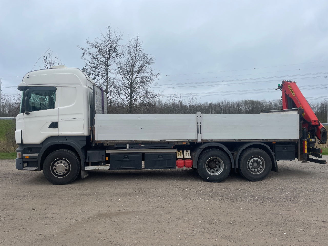 Scania R480 with Palfinger PK 19.001 SLD crane - شاحنات مسطحة: صورة 2 Scania R480 with Palfinger PK 19.001 SLD crane - شاحنات مسطحة: صورة 2