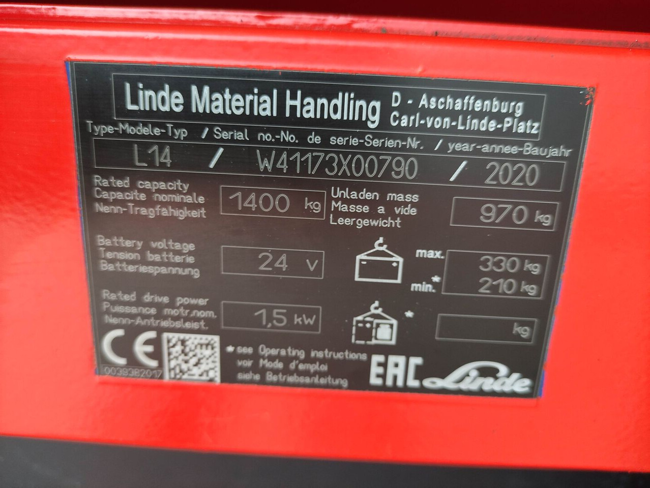Linde L14i-1173 - آلة تكديس: صورة 5 Linde L14i-1173 - آلة تكديس: صورة 5