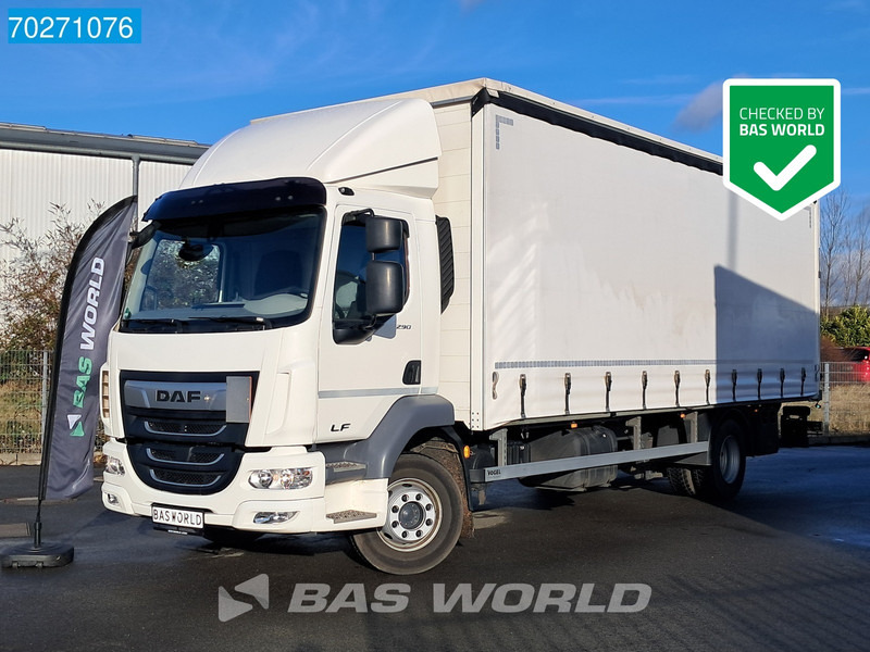 DAF LF 290 4X2 16tonner Automatic Ladebordwand ACC Euro 6 - شاحنة ذات ستائر جانبية: صورة 1 DAF LF 290 4X2 16tonner Automatic Ladebordwand ACC Euro 6 - شاحنة ذات ستائر جانبية: صورة 1