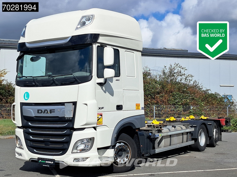 DAF XF 480 6X2 SSC Retarder 2xTanks Lift/Steering ACC Euro 6 - ناقلة حاويات/ شاحنة حاويات: صورة 1 DAF XF 480 6X2 SSC Retarder 2xTanks Lift/Steering ACC Euro 6 - ناقلة حاويات/ شاحنة حاويات: صورة 1