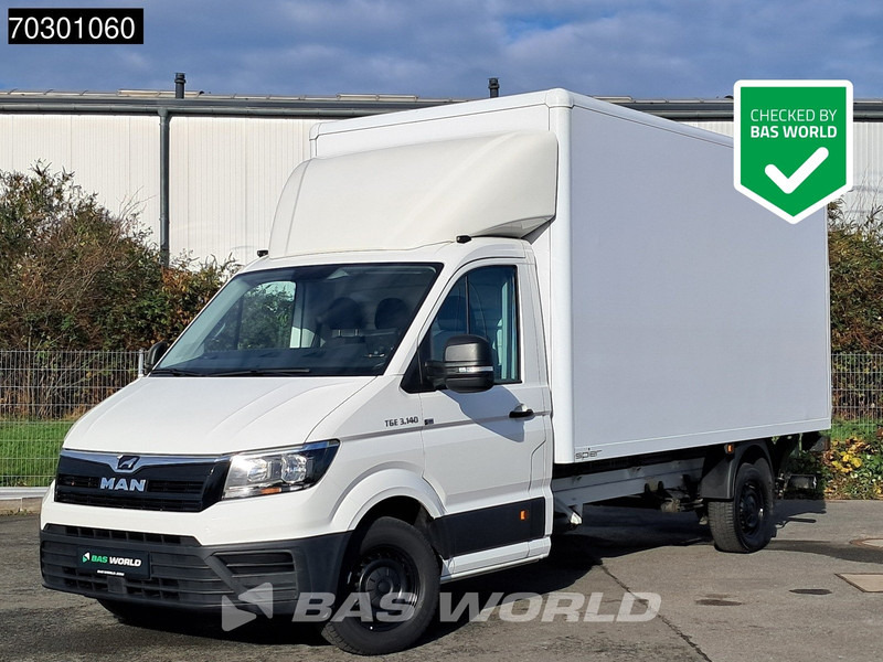 MAN TGE 3.140 Ladebordwand Automatik 140PS Koffer Kamera Tempomat Klima Euro6 A/C Cruise control - شاحنة بصندوق مغلق: صورة 1 MAN TGE 3.140 Ladebordwand Automatik 140PS Koffer Kamera Tempomat Klima Euro6 A/C Cruise control - شاحنة بصندوق مغلق: صورة 1