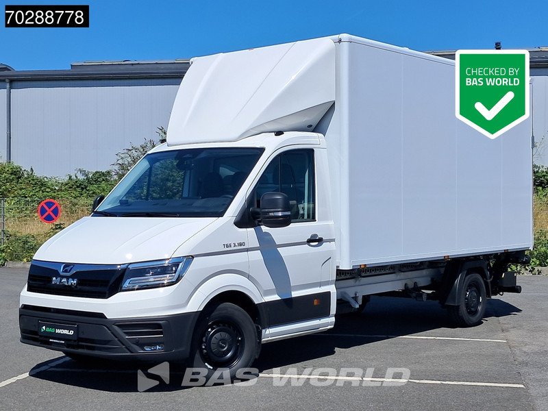MAN TGE 3.180 Neu! Automatik 2025 Facelift Koffer Ladebordwand Navi Klima Tempomat LED Euro6 21m3 A/C Cruise control - شاحنة بصندوق مغلق: صورة 1 MAN TGE 3.180 Neu! Automatik 2025 Facelift Koffer Ladebordwand Navi Klima Tempomat LED Euro6 21m3 A/C Cruise control - شاحنة بصندوق مغلق: صورة 1