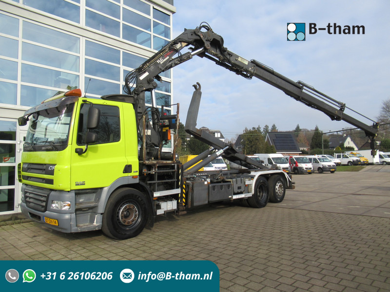 DAF CF 85 VDL Haak - Atlas Terex 240.2E Kraan - شاحنة برافعة خطافية, شاحنة كرين: صورة 1 DAF CF 85 VDL Haak - Atlas Terex 240.2E Kraan - شاحنة برافعة خطافية, شاحنة كرين: صورة 1
