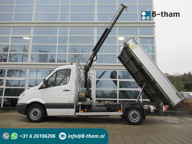 Mercedes-Benz Sprinter 316 1.8 NGT 366 Kipper + HIAB Kraan Kran Crane - قلاب صغير: صورة 1 Mercedes-Benz Sprinter 316 1.8 NGT 366 Kipper + HIAB Kraan Kran Crane - قلاب صغير: صورة 1
