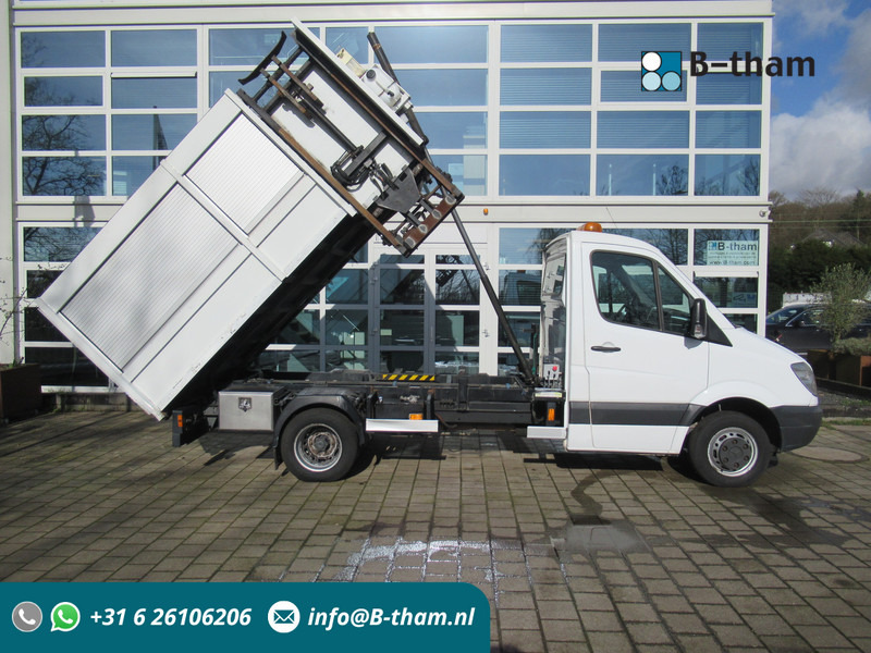 Mercedes-Benz Sprinter 510CDI Kipper + Zij-belading Side-loader - شاحنة قلاب: صورة 1 Mercedes-Benz Sprinter 510CDI Kipper + Zij-belading Side-loader - شاحنة قلاب: صورة 1