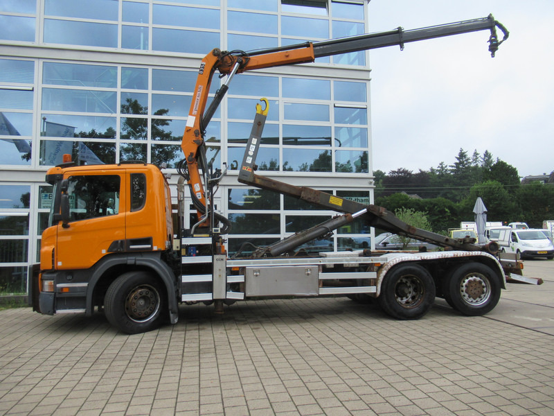 Scania P 320 B 6x2*4 + HMF 835 + HYVA Haakarm - شاحنة برافعة خطافية, شاحنة كرين: صورة 3 Scania P 320 B 6x2*4 + HMF 835 + HYVA Haakarm - شاحنة برافعة خطافية, شاحنة كرين: صورة 3