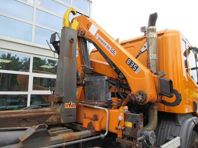 Scania P 320 B 6x2*4 + HMF 835 + HYVA Haakarm - شاحنة برافعة خطافية, شاحنة كرين: صورة 5 Scania P 320 B 6x2*4 + HMF 835 + HYVA Haakarm - شاحنة برافعة خطافية, شاحنة كرين: صورة 5