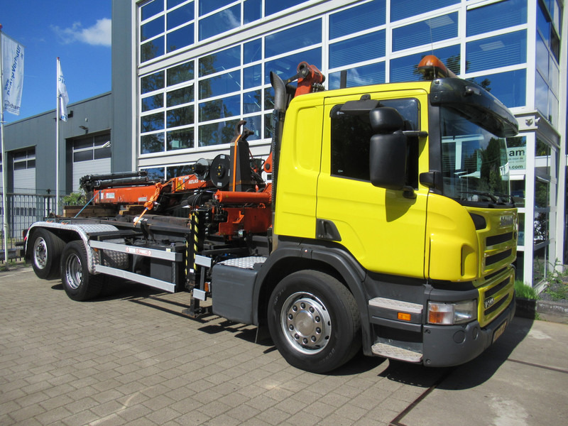 Scania P 340 B 6x2*4 VDL Haak - Kraan ATLAS 206.3E - شاحنة برافعة خطافية, شاحنة كرين: صورة 3 Scania P 340 B 6x2*4 VDL Haak - Kraan ATLAS 206.3E - شاحنة برافعة خطافية, شاحنة كرين: صورة 3