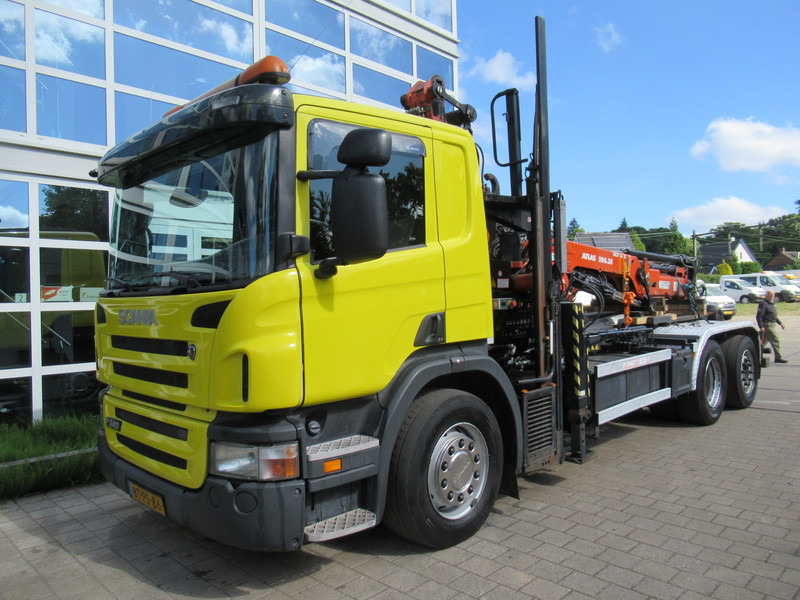 Scania P 340 B 6x2*4 VDL Haak - Kraan ATLAS 206.3E - شاحنة برافعة خطافية, شاحنة كرين: صورة 4 Scania P 340 B 6x2*4 VDL Haak - Kraan ATLAS 206.3E - شاحنة برافعة خطافية, شاحنة كرين: صورة 4
