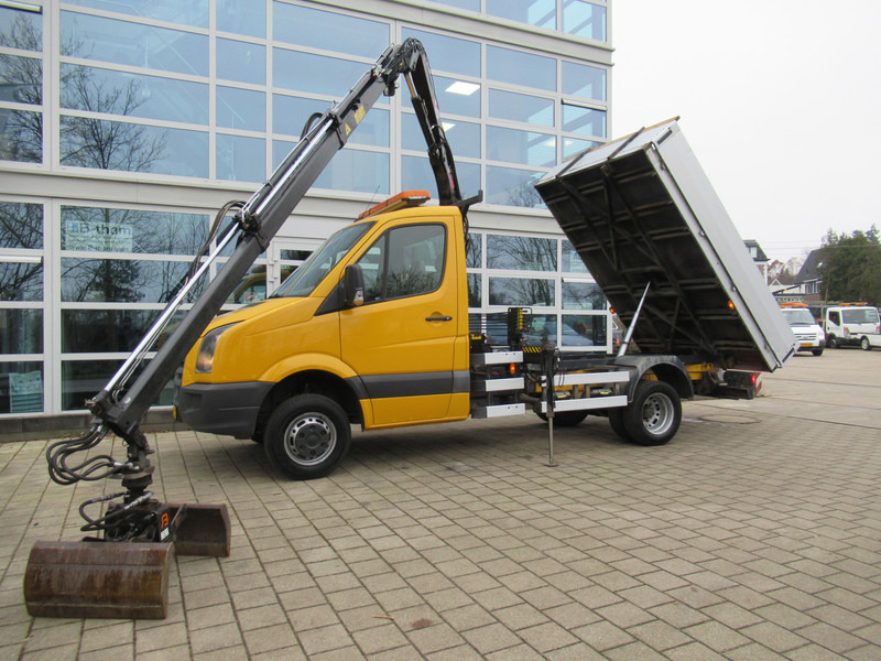 Volkswagen Crafter 50 2.5TDI 80KW HIAB 033 B-2 + Kipper Tipper - شاحنة قلاب, شاحنة كرين: صورة 3 Volkswagen Crafter 50 2.5TDI 80KW HIAB 033 B-2 + Kipper Tipper - شاحنة قلاب, شاحنة كرين: صورة 3