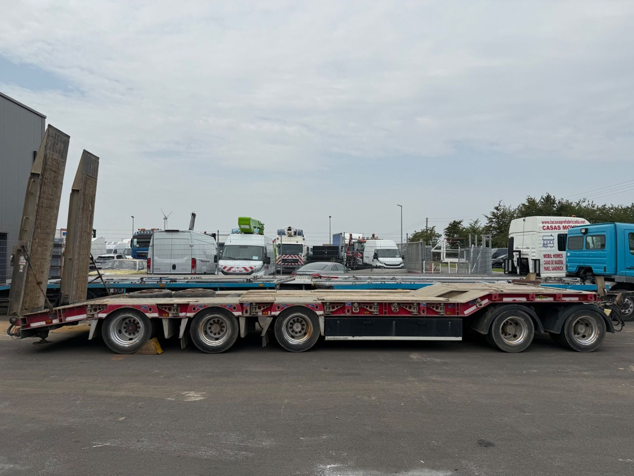 Humbaur 5-Achs Tieflader / Lift- und Lenkachse/ 50 to - مقطورة بلودر منخفض: صورة 2 Humbaur 5-Achs Tieflader / Lift- und Lenkachse/ 50 to - مقطورة بلودر منخفض: صورة 2