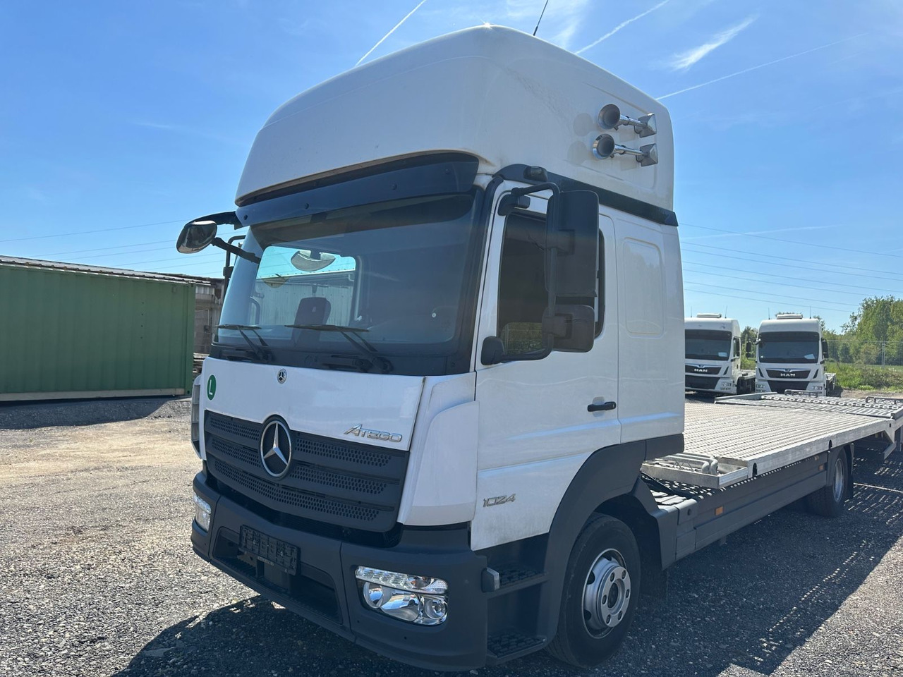 Mercedes-Benz Atego 1024 Flachzug 2-Bett Winde VDI2700 - شاحنة نقل سيارات شاحنة: صورة 2 Mercedes-Benz Atego 1024 Flachzug 2-Bett Winde VDI2700 - شاحنة نقل سيارات شاحنة: صورة 2