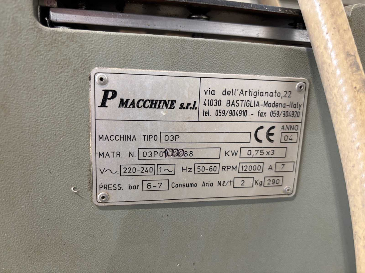 Three-spindle copy milling cutter P macchine s.r.l 03P - آلة طحن المعادن: صورة 4 Three-spindle copy milling cutter P macchine s.r.l 03P - آلة طحن المعادن: صورة 4