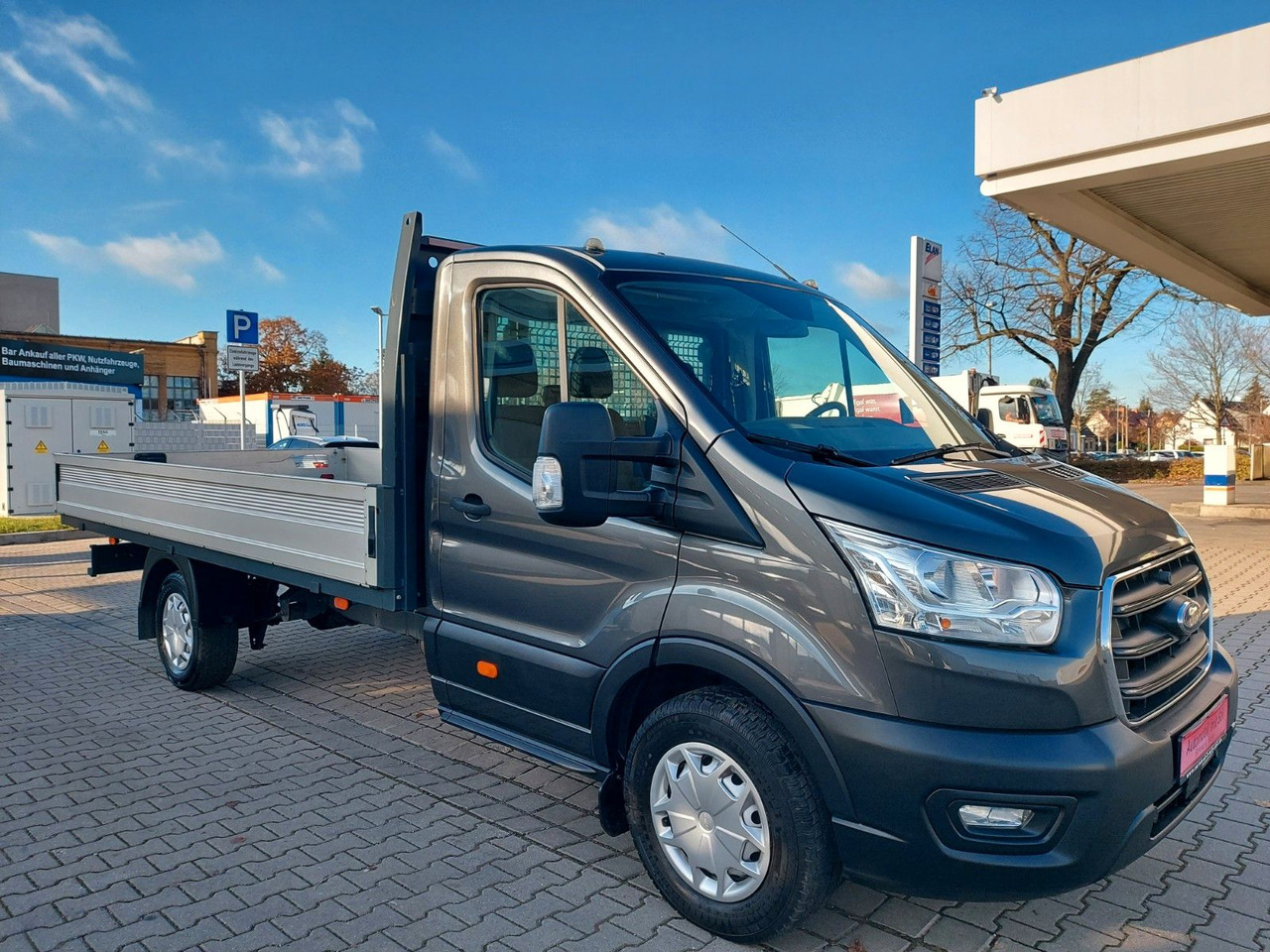 Ford Transit Pritsche 350 L4 extra lang Luftfeder - شاحنة توصيل مفتوحة: صورة 1 Ford Transit Pritsche 350 L4 extra lang Luftfeder - شاحنة توصيل مفتوحة: صورة 1