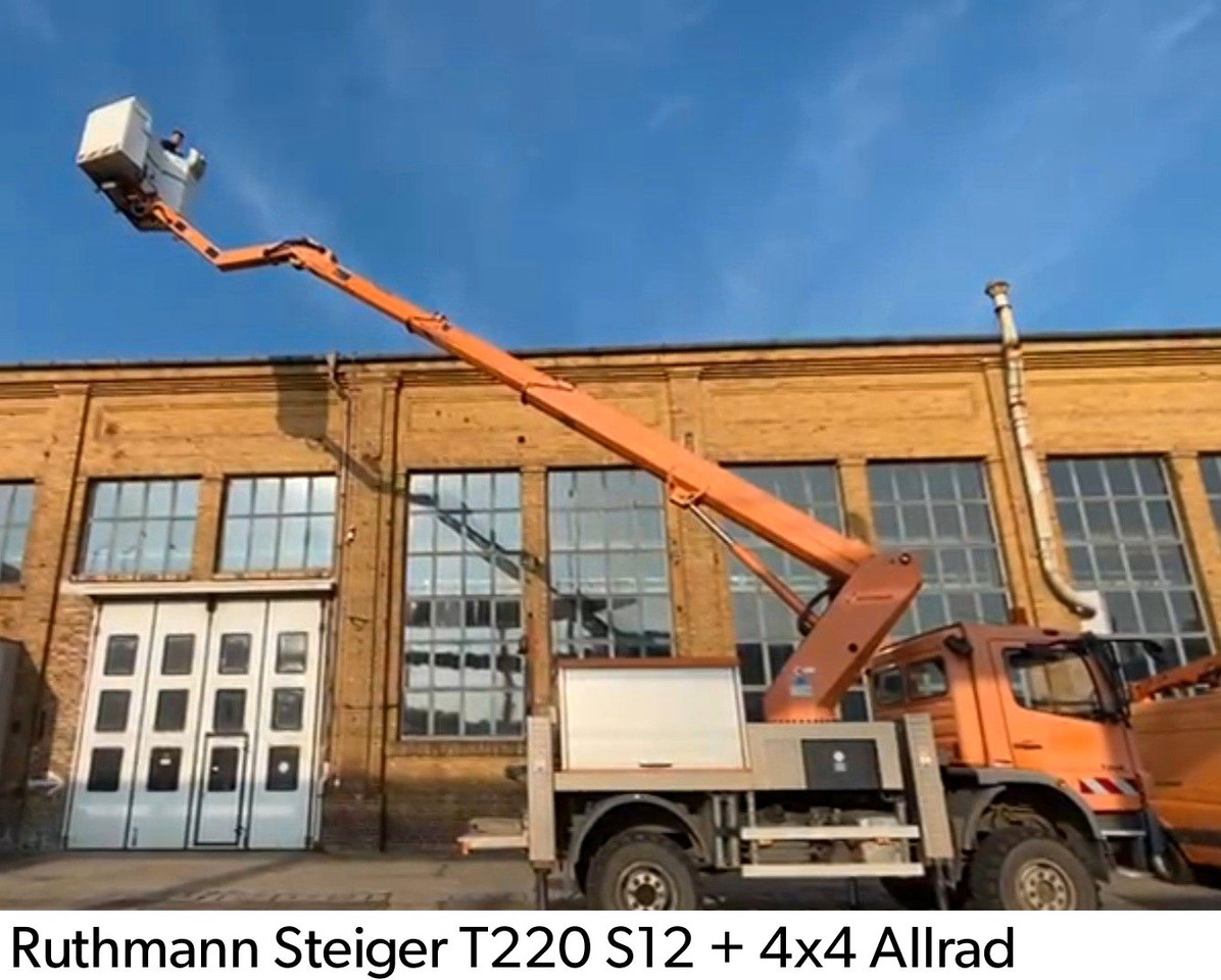 Mercedes-Benz ATEGO 4X4 1324 Hub Steiger Ruthmann T220 - منصة محمولة مثبتة على الشاحنة: صورة 1 Mercedes-Benz ATEGO 4X4 1324 Hub Steiger Ruthmann T220 - منصة محمولة مثبتة على الشاحنة: صورة 1