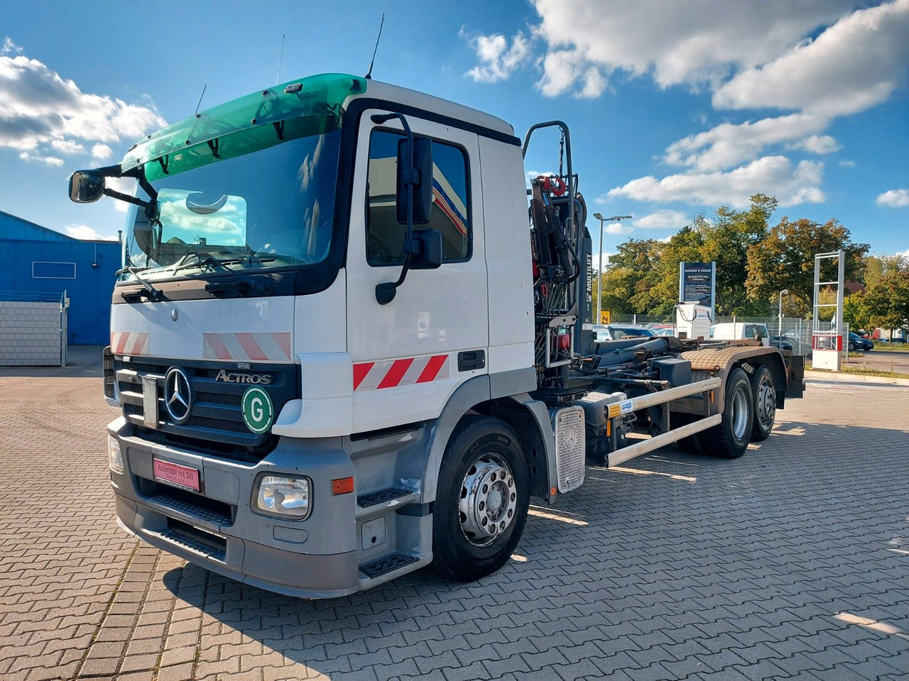 Mercedes-Benz Actros 6-Zyl. 2541 HMF KRAN ABROLLKIPPER - شاحنة برافعة خطافية, شاحنة كرين: صورة 3 Mercedes-Benz Actros 6-Zyl. 2541 HMF KRAN ABROLLKIPPER - شاحنة برافعة خطافية, شاحنة كرين: صورة 3