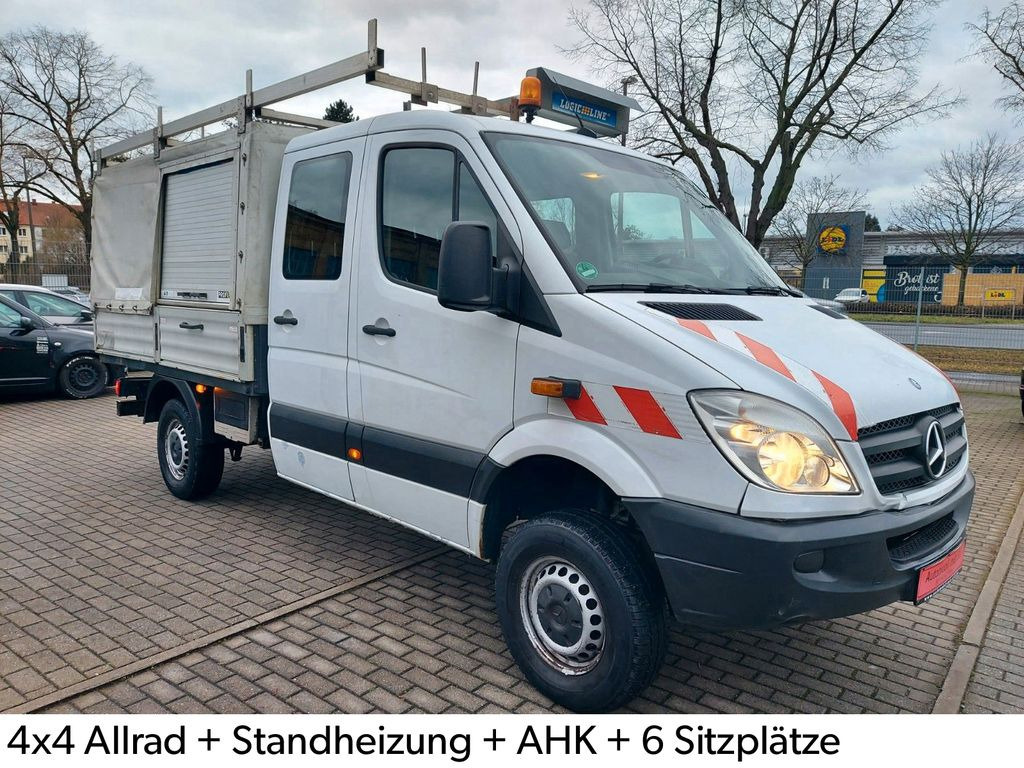 Mercedes-Benz Sprinter II DoKa 316 CDI 4X4 Pritsche 6 Sitze - شاحنة مغلقة بستائر جانبية, الشاحنات الصغيرة كابينة مزدوجة: صورة 1 Mercedes-Benz Sprinter II DoKa 316 CDI 4X4 Pritsche 6 Sitze - شاحنة مغلقة بستائر جانبية, الشاحنات الصغيرة كابينة مزدوجة: صورة 1