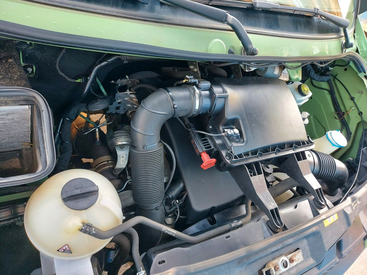 شاحنة مغلقة بستائر جانبية Mercedes-Benz Sprinter II Pritsche 316 Pritsche Klima Sandheiz: صورة 24 شاحنة مغلقة بستائر جانبية Mercedes-Benz Sprinter II Pritsche 316 Pritsche Klima Sandheiz: صورة 24