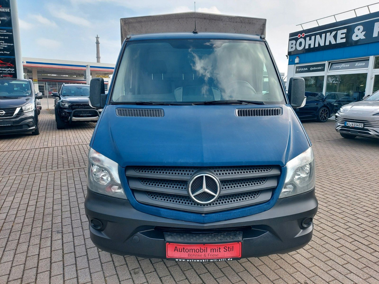 Mercedes-Benz Sprinter II Pritsche 316 Pritsche Plane - شاحنة مغلقة بستائر جانبية: صورة 2 Mercedes-Benz Sprinter II Pritsche 316 Pritsche Plane - شاحنة مغلقة بستائر جانبية: صورة 2