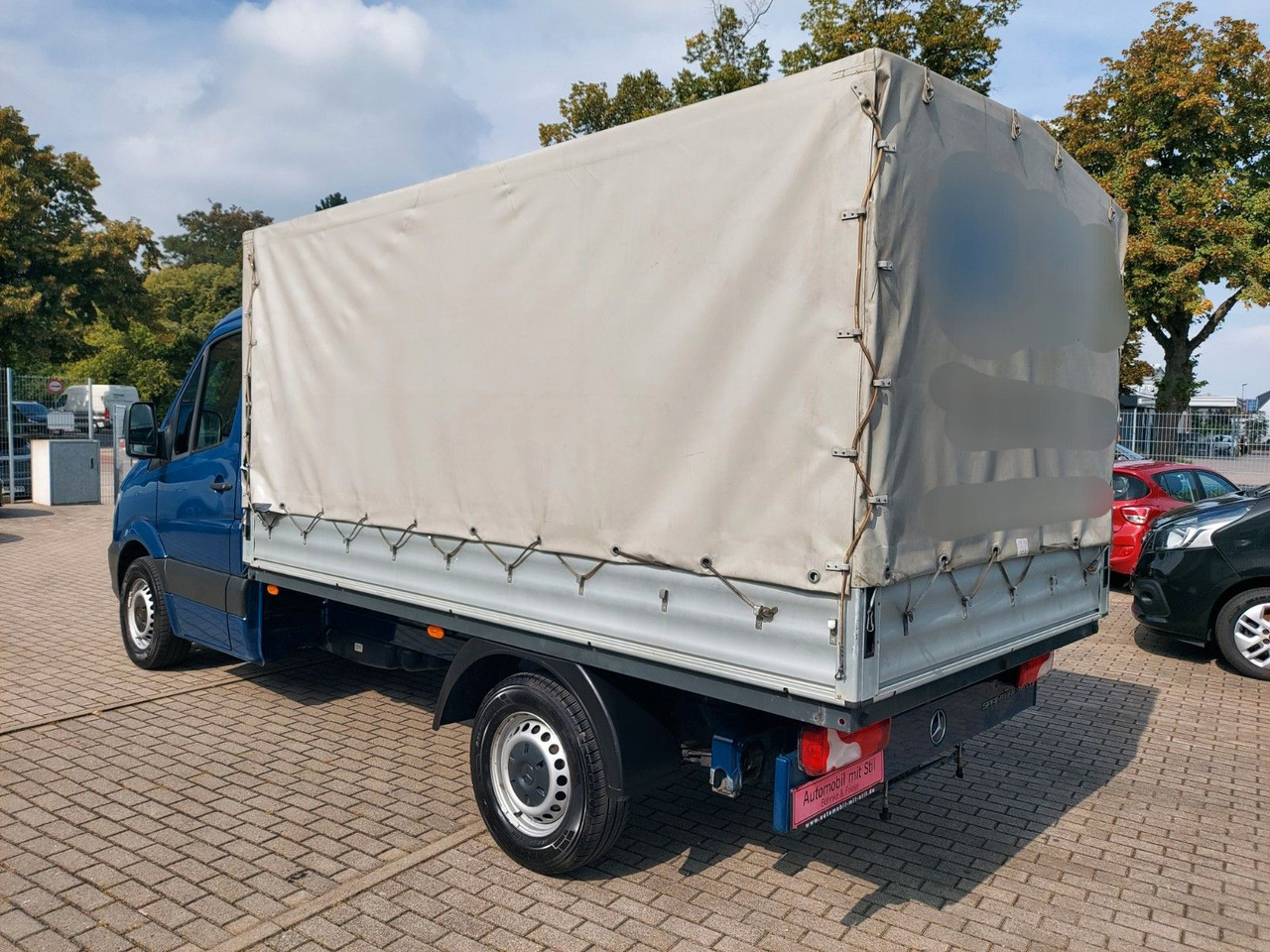 Mercedes-Benz Sprinter II Pritsche 316 Pritsche Plane - شاحنة مغلقة بستائر جانبية: صورة 4 Mercedes-Benz Sprinter II Pritsche 316 Pritsche Plane - شاحنة مغلقة بستائر جانبية: صورة 4
