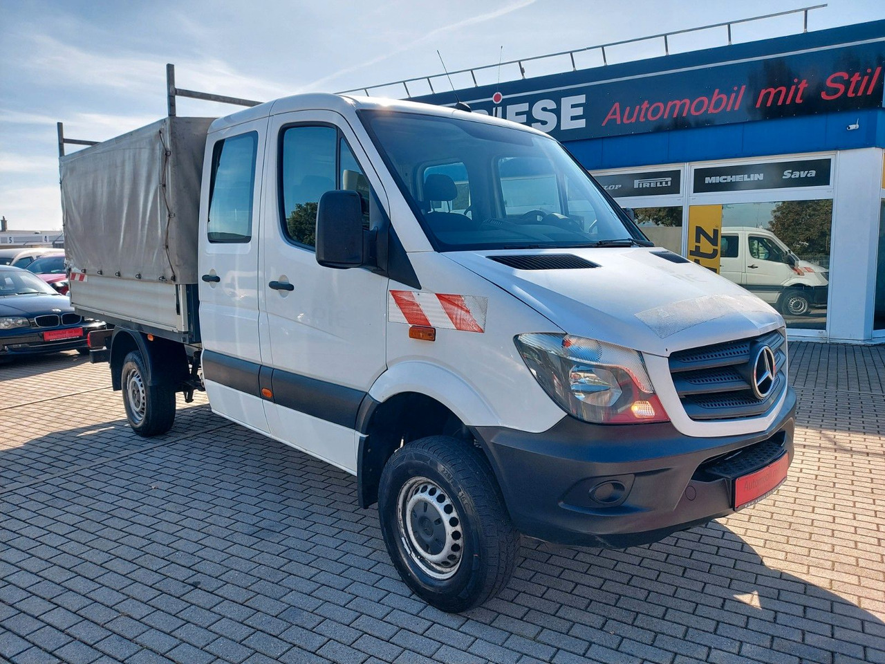 Mercedes-Benz Sprinter II Pritsche DoKa 316 CDI 4X4 Klima - شاحنة مغلقة بستائر جانبية, الشاحنات الصغيرة كابينة مزدوجة: صورة 1 Mercedes-Benz Sprinter II Pritsche DoKa 316 CDI 4X4 Klima - شاحنة مغلقة بستائر جانبية, الشاحنات الصغيرة كابينة مزدوجة: صورة 1