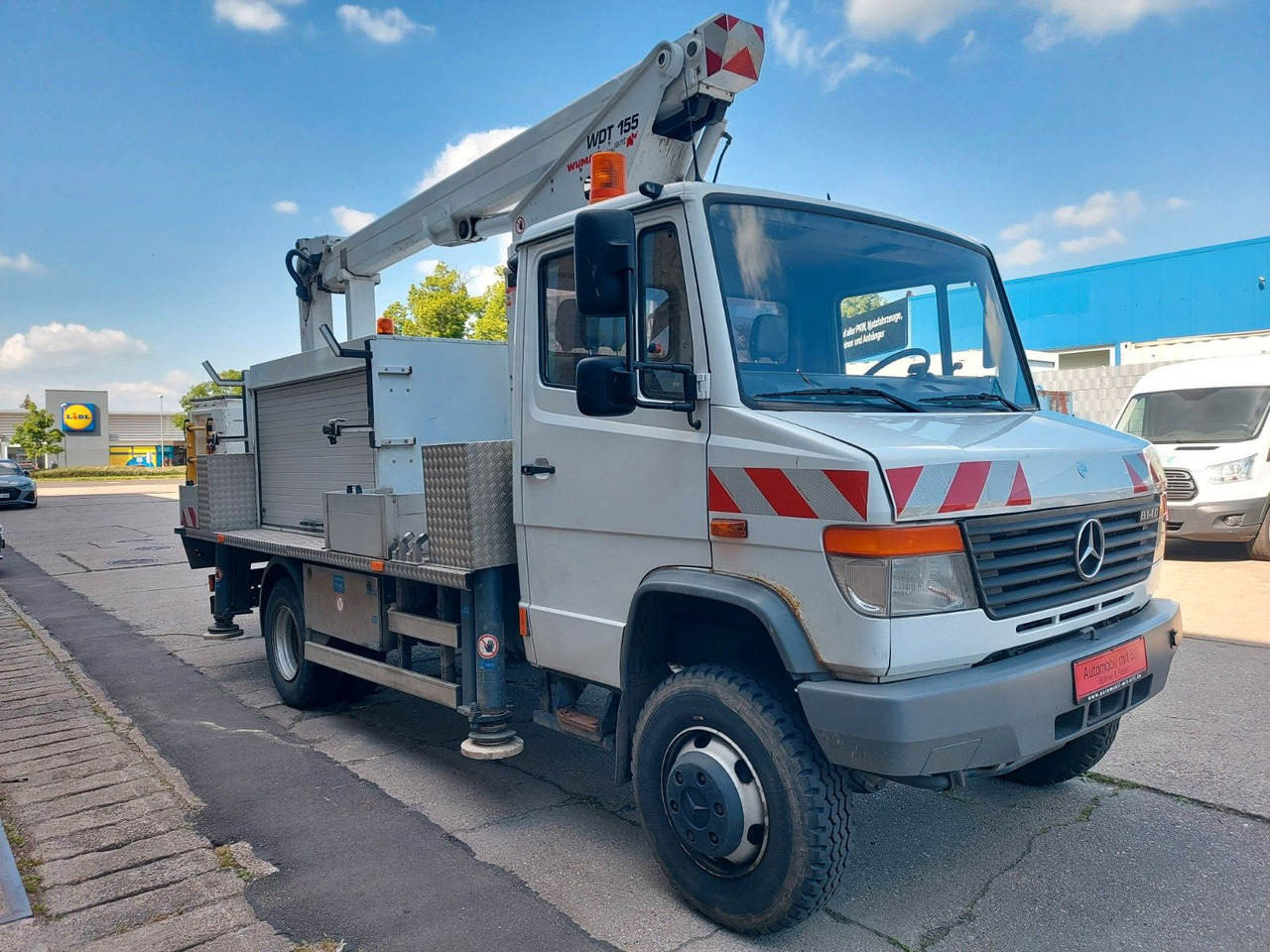 Mercedes-Benz VARIO 814D HUB Steiger WUMAG WDT 155 4X4 ALLRAD - منصة محمولة مثبتة على الشاحنة: صورة 2 Mercedes-Benz VARIO 814D HUB Steiger WUMAG WDT 155 4X4 ALLRAD - منصة محمولة مثبتة على الشاحنة: صورة 2