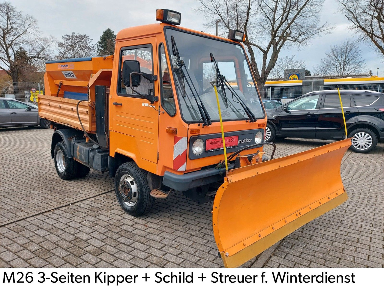 Multicar M26 4X4 WINTER DIENST STREUER + SCHILD ALLRAD - قلاب صغير: صورة 1 Multicar M26 4X4 WINTER DIENST STREUER + SCHILD ALLRAD - قلاب صغير: صورة 1