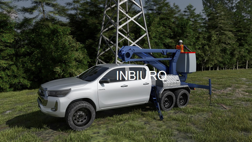 Hilux pickup - منصة محمولة مثبتة على الشاحنة: صورة 3 Hilux pickup - منصة محمولة مثبتة على الشاحنة: صورة 3