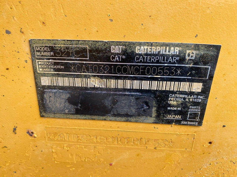 حفار زاحف Caterpillar 321 C LCR NVT: صورة 13 حفار زاحف Caterpillar 321 C LCR NVT: صورة 13