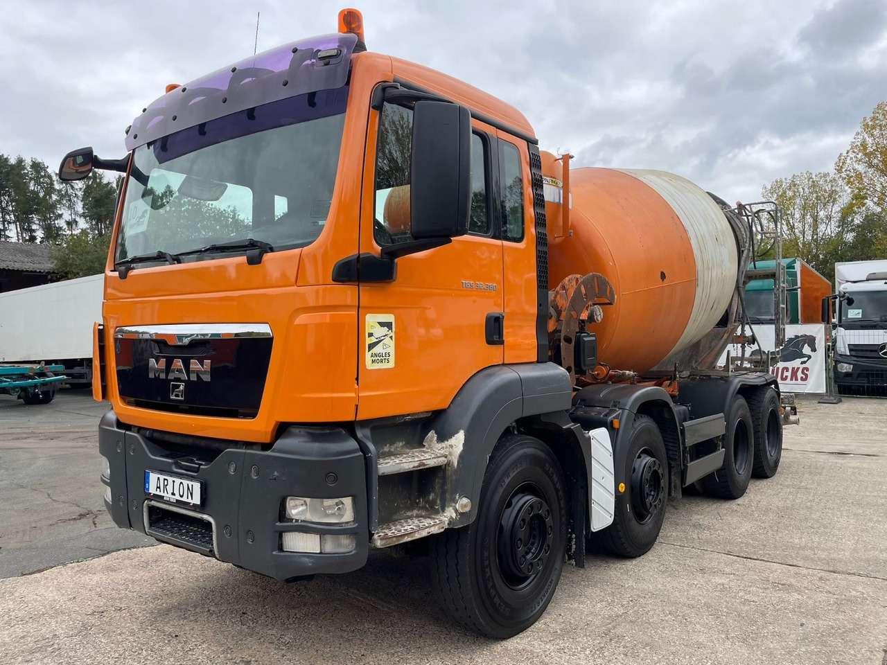 MAN TGS 32.360 8x4 BB Betonmischer/CIFA/SL9/9m3/EU4 - شاحنة خلاطة خرسانة: صورة 3 MAN TGS 32.360 8x4 BB Betonmischer/CIFA/SL9/9m3/EU4 - شاحنة خلاطة خرسانة: صورة 3