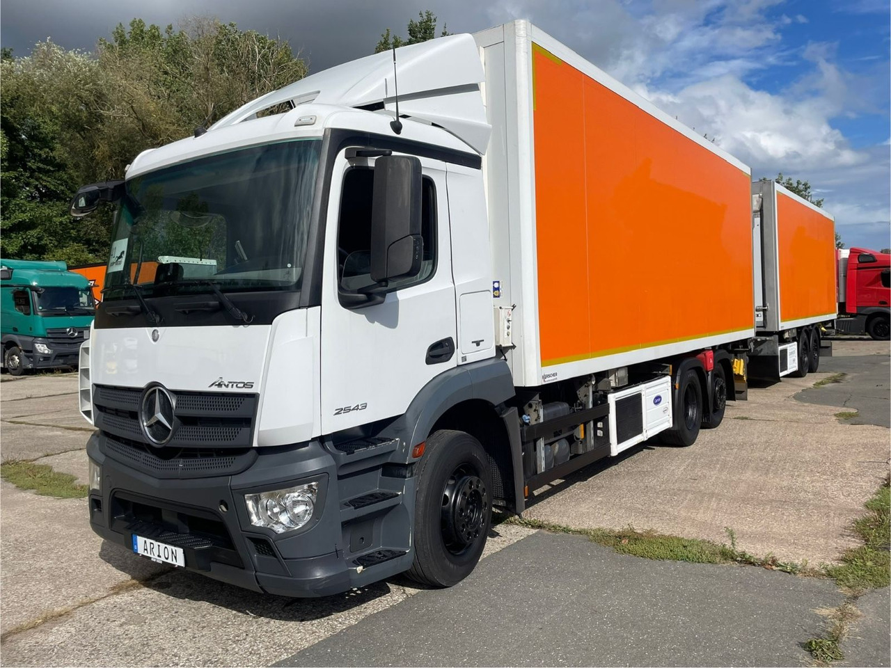 Mercedes-Benz Antos 2543 6x2 Kühlkoffer/CARRIER/KERSCHER/NLA - شاحنة ذات مبرد: صورة 3 Mercedes-Benz Antos 2543 6x2 Kühlkoffer/CARRIER/KERSCHER/NLA - شاحنة ذات مبرد: صورة 3