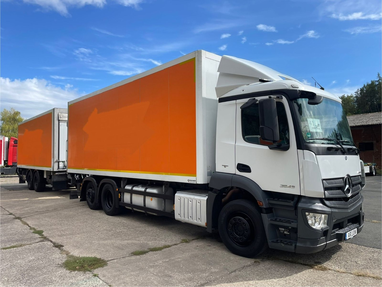 Mercedes-Benz Antos 2543 6x2 Kühlkoffer/CARRIER/KERSCHER/NLA - شاحنة ذات مبرد: صورة 1 Mercedes-Benz Antos 2543 6x2 Kühlkoffer/CARRIER/KERSCHER/NLA - شاحنة ذات مبرد: صورة 1